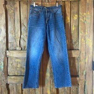 H&M high waisted straight jeans NWT